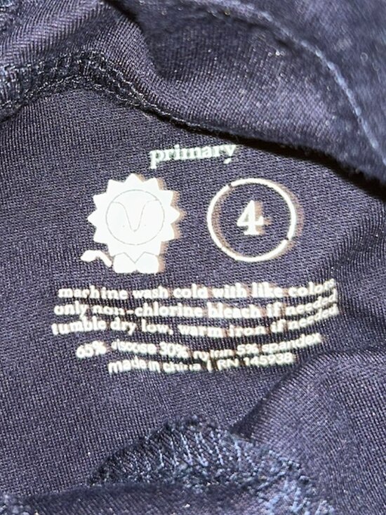 Primary Kids Black Pants - Picture 2 of 2